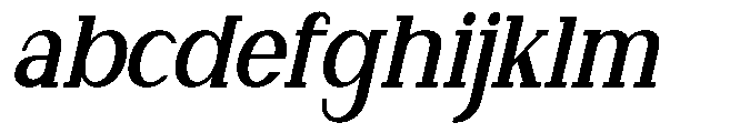 Newborn Times Extra Bold Slanted Condensed FONT