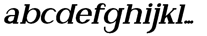 Newborn Times Extra Bold Slanted FONT