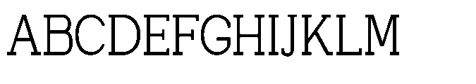Newborn Times Extra Light Condensed Font UPPERCASE
