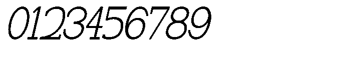 Newborn Times Extra Light Slanted Condensed Font OTHER CHARS