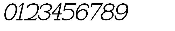 Newborn Times Extra Light Slanted Font OTHER CHARS