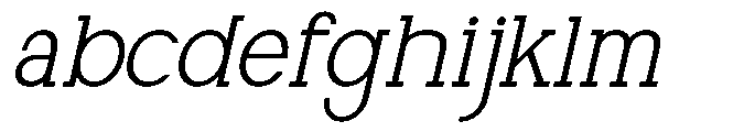 Newborn Times Extra Light Slanted FONT