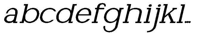 Newborn Times Light Slanted Expanded FONT