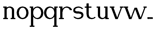 Newborn Times Medium Font LOWERCASE