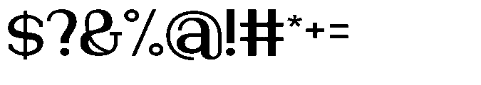 Newborn Times Semi Bold Expanded Font OTHER CHARS