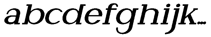 Newborn Times Semi Bold Slanted Expanded FONT