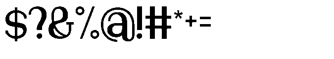 Newborn Times Semi Bold Font OTHER CHARS