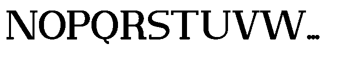 Newborn Times Semi Bold Font UPPERCASE