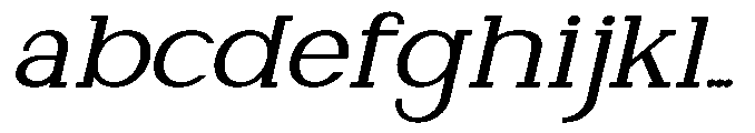 Newborn Times Slanted Expanded FONT