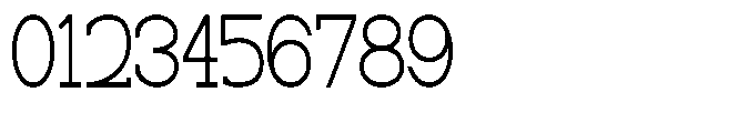 Newborn Times Thin Condensed Font OTHER CHARS