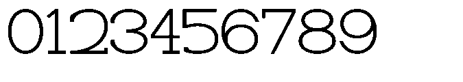 Newborn Times Thin Expanded Font OTHER CHARS