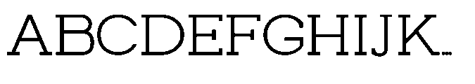 Newborn Times Thin Expanded Font UPPERCASE