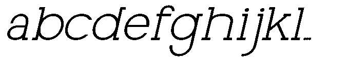 Newborn Times Thin Slanted Expanded FONT