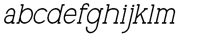 Newborn Times Thin Slanted FONT