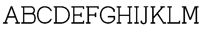 Newborn Times Thin Font UPPERCASE