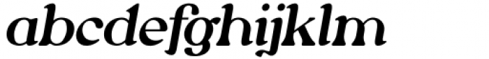 Newgate Bold Italic Font LOWERCASE