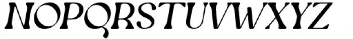 Newgate Italic Font UPPERCASE
