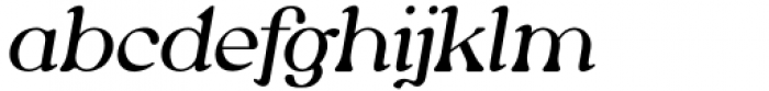 Newgate Italic Font LOWERCASE