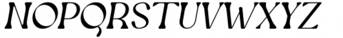Newgate Light Italic Font UPPERCASE