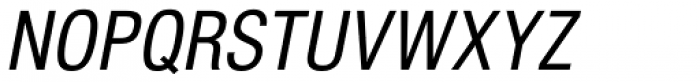 Newhouse DT Condensed Oblique Font UPPERCASE