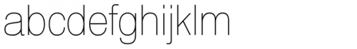 Newhouse DT ExtraLight Font LOWERCASE