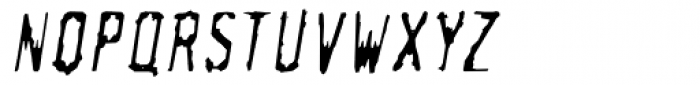 Newman Clean Oblique Font UPPERCASE