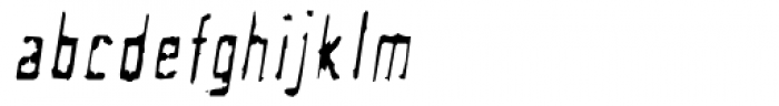 Newman Clean Oblique Font LOWERCASE