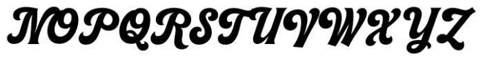 Newpitch Script Regular Font UPPERCASE