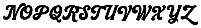 Newpitch Script Swash Font UPPERCASE