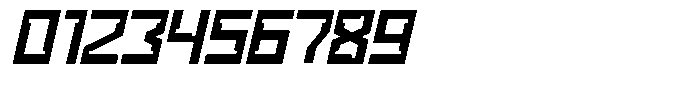 Newro Space Oblique Font OTHER CHARS