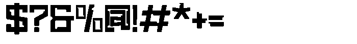 Newro Space Regular Font OTHER CHARS