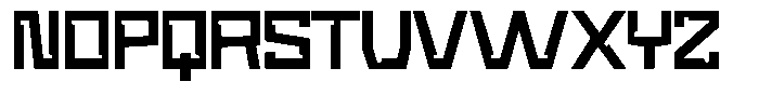 Newro Space Regular Font UPPERCASE