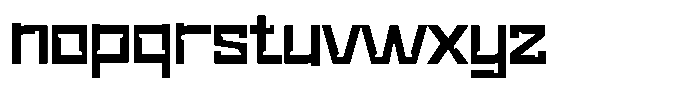 Newro Space Regular Font LOWERCASE