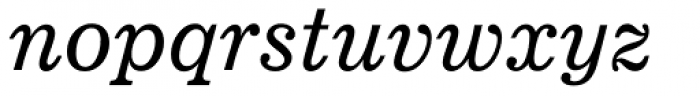 News 701 Italic Font LOWERCASE