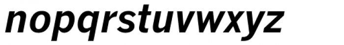 News Gothic MT Bold Italic Font LOWERCASE