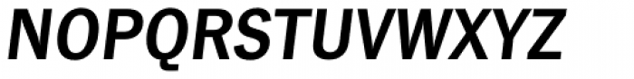 News Gothic No. 2 Com Bold Italic Font UPPERCASE