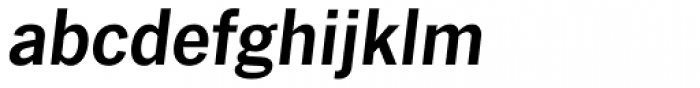 News Gothic No. 2 Com Bold Italic Font LOWERCASE