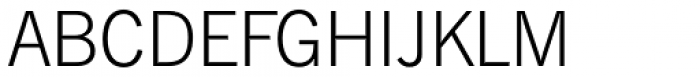 News Gothic SBVI Light Font UPPERCASE