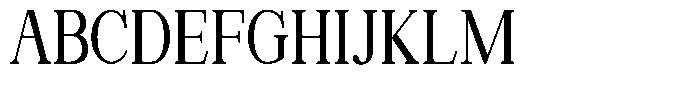News Heritages Black Condensed Font UPPERCASE