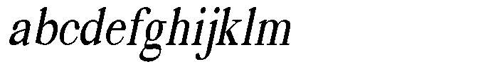 News Heritages Black Slanted Condensed FONT