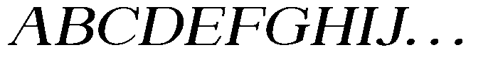 News Heritages Black Slanted Expanded Font UPPERCASE