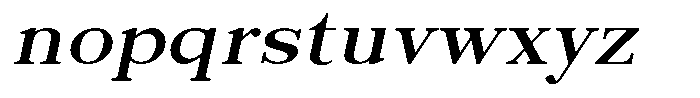 News Heritages Black Slanted Expanded Font LOWERCASE