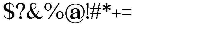 News Heritages Black Font OTHER CHARS