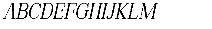 News Heritages Bold Slanted Condensed Font UPPERCASE