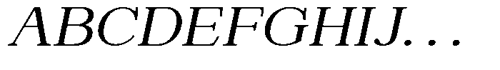 News Heritages Bold Slanted Expanded Font UPPERCASE