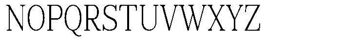 News Heritages Condensed Font UPPERCASE