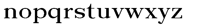 News Heritages Extra Bold Expanded Font LOWERCASE