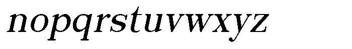 News Heritages Extra Bold Slanted Font LOWERCASE