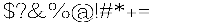 News Heritages Extra Light Expanded Font OTHER CHARS