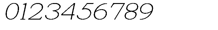 News Heritages Extra Light Slanted Expanded Font OTHER CHARS